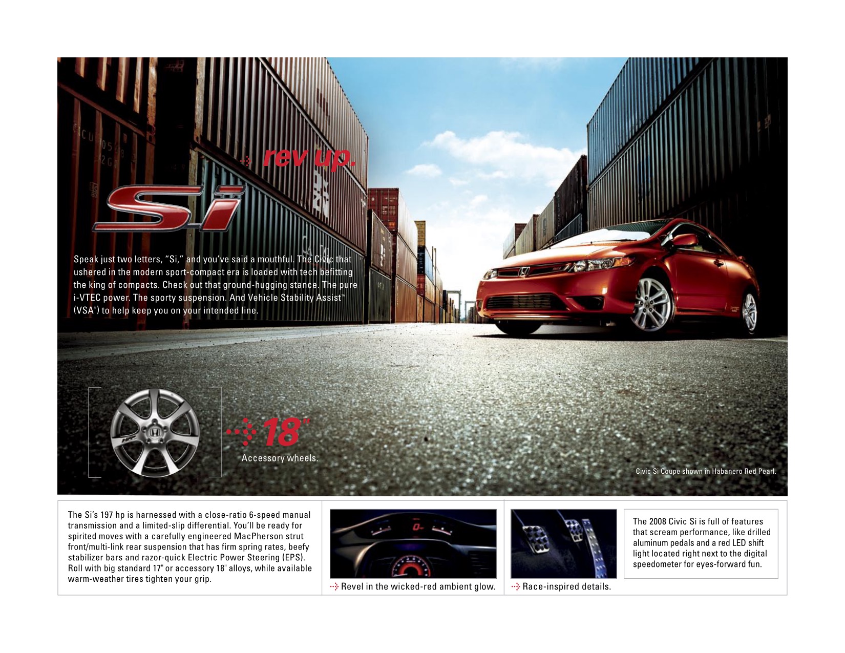 2008 Honda Civic Coupe Brochure Page 16